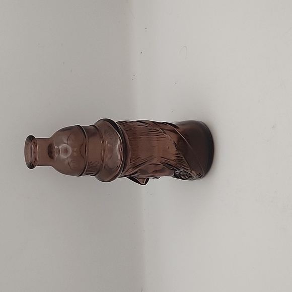 Vintage Wheaton Amethyst Pocahontas Glass Bottle 5.5" - Picture 2 of 7